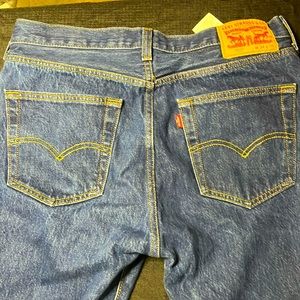 Dark Blue Levi 501-34x36 Button Fly, Great Condition